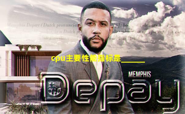 cpu主要性能指标是______