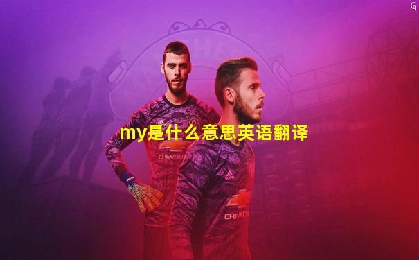 my是什么意思英语翻译
