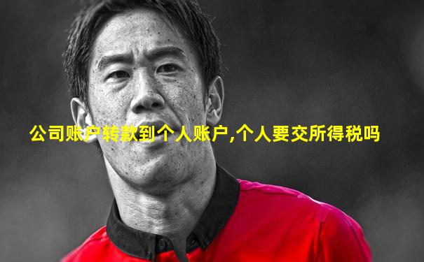 公司账户转款到个人账户,个人要交所得税吗