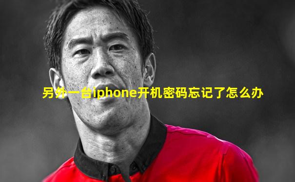 另外一台iphone开机密码忘记了怎么办