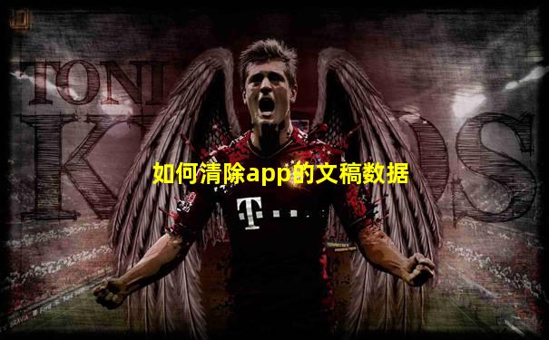 如何清除app的文稿数据