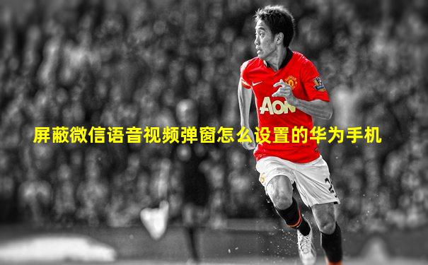 屏蔽微信语音视频弹窗怎么设置的华为手机