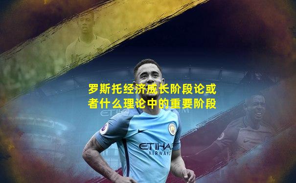 罗斯托经济成长阶段论或者什么理论中的重要阶段