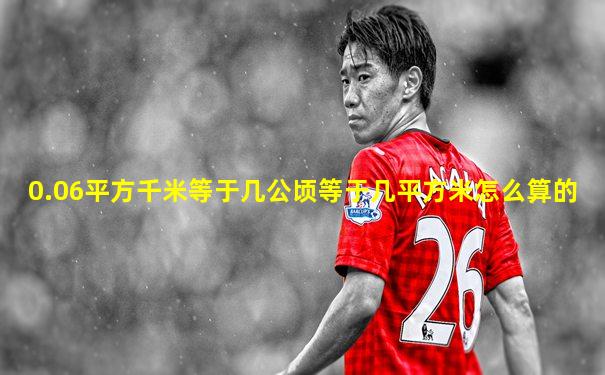 0.06平方千米等于几公顷等于几平方米怎么算的