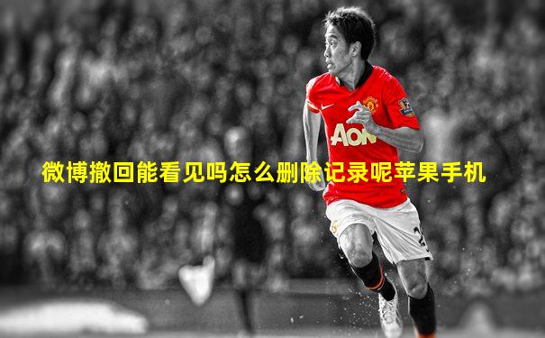 微博撤回能看见吗怎么删除记录呢苹果手机
