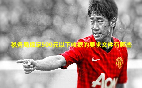 税务局规定500元以下收据的要求文件有哪些